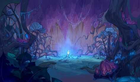 Whispering Woods | She-Ra and the Princesses of Power Wiki | Fandom Cartoons Background, Dreamscape Art, Power Wallpaper, Bg Design, Computer Backgrounds, She Ra Princess Of Power, Fantasy City, Dreamworks Animation, Cartoon Background