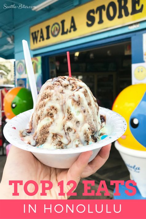 A food lover's guide to the top 12 places to eat in Honolulu. | Honolulu Babymoon food guide | Best places to eat in Honolulu | Includes Google Map of fun attractions and places to eat in Honolulu | Seattle-Bites.com Honolulu Food, Oahu Trip, Honolulu Restaurants, Hawaii Vacation Oahu, Hawaii Trip Planning, Hawaii Activities, Oahu Vacation, Seattle Food, Seattle Restaurants