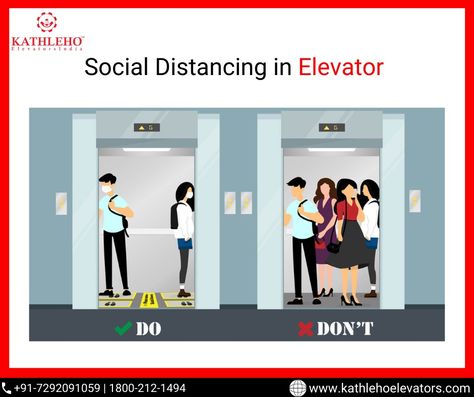 Social Distancing in Elevators... . Call us now at 1800-212-1494, +91-7292091059 https://www.instagram.com/kathlehoelevators/ https://twitter.com/KathlehoE . #kathlehoelevators #elevator #lift #elevators #escalator #elevatorselfie #architecture #elevatorworld #elevatormaintenance #elevatormechanic #repost #design #lifts #elevatortech #elevatorshaft #elevador #delhi #elevatorconstructor #elevatortechnology #digitalpardeepp #building #liftengineer #elevatorrepair #teamdigitalpardeepp Life Is Like An Elevator Quote, Elevator Dimensions, 13th Floor Elevators, Open Lift Elevator, Freight Elevator, Building Aesthetic, Wear A Mask, Face Forward, Public Building