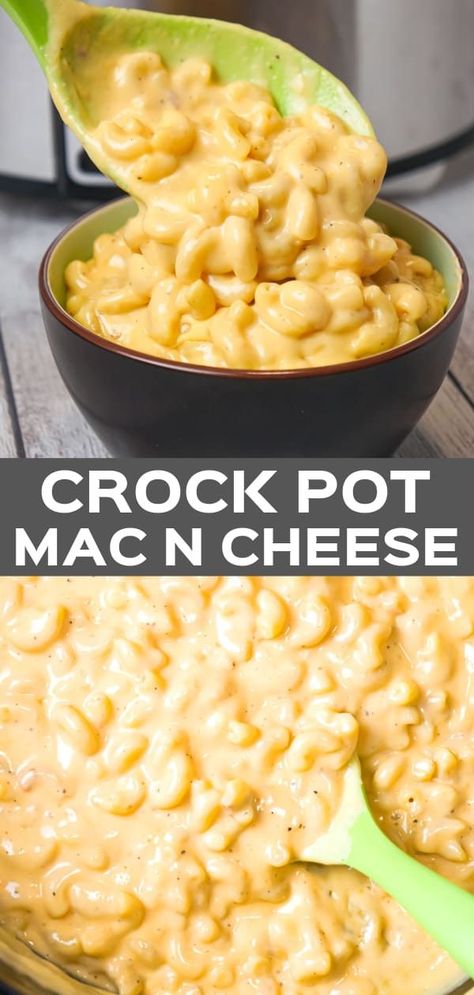 Condensed Cheddar Cheese Soup, Easy Crockpot Mac And Cheese Recipe, Easy Macaroni And Cheese Recipe, Mac N Cheese Soup, Easy Macaroni And Cheese, Crock Pot Mac And Cheese, Crockpot Mac N Cheese Recipe, Crock Pot Mac, Cheesy Pasta Recipes