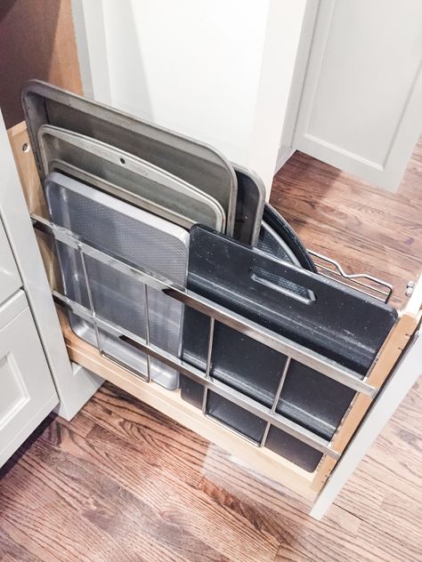 Kitchen Cookie Sheet Storage, Baking Sheet Pull Out Drawer, Cookie Sheet Pull Out Drawer, Pull Out Baking Sheet Cabinet, Pull Out Cookie Sheet Cabinet, Cookie Sheet Cabinet Storage, Pull Out Microwave Drawer, Narrow Pull Out Cabinet, Cookie Sheet Cabinet