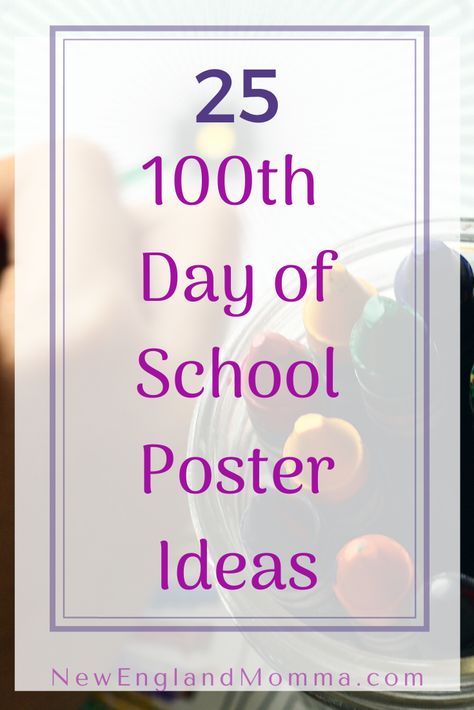 25 awesome ideas for the 100th day of school poster to help your child celebrate school. #100thdayofschool #schoolposterideas #100thdayschool 100 Things For 100 Days Of School Poster, 100th Day Of School Collage Ideas, 100 Day Of School Poster Ideas, 100 Day School Poster Ideas, 100th Day Of School Poster Board, 100th Day Of School Posters, 100 Days Poster Ideas, 100 Day Poster Ideas, 100 Days Of School Collage