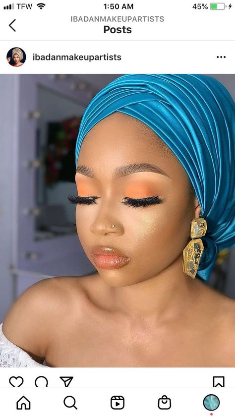 Modern Gele Styles, Hair Scarf Tutorial, Gele Styles, Nigerian Gele, African Head Scarf, African Head Dress, African Scarf, South African Traditional Dresses, African Hair Wrap