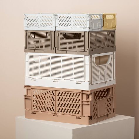 Clutter free kids room? Keep your kids space organised with DesignStuff's collapsible crates. Stackable and compatible with a range of different styles and sizes- maximise storage space in places where storage comes at a premium! Available in a sublime range of muted colours. @designstuff #storagebox #storagegoals #storageideas #storagesolutions #storagesolution #StylishStorage #stylishstorage #stylishstoragebox #designstuff #designstuffforkids #tidyhome #tidyhometidymind #kidsstorageideas Maximise Storage, Stylish Storage Boxes, Organise Your Home, Art And Craft Materials, Crate Storage, Compact Living, Stackable Storage, Space Organizer, Kids Storage