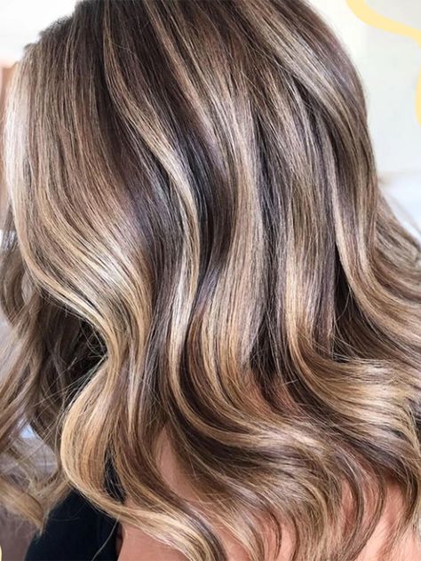 Light Brown Hair Color, Caramel Blonde Hair, Reverse Balayage, Icy Blonde Hair, Brown Hair Dye, Covering Gray Hair, Brown Hair Color, Hair Color Light Brown, Blending Gray Hair