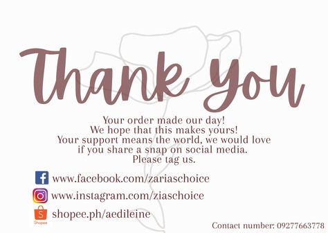 Thank You Quotes For Small Business, Thank You For Choosing Me Business, Please Follow My Business Page, Thank You Note For Small Business, Thank You Business Quotes, Small Business Background, Thank You Card For Small Business, Small Business Thank You Cards, Thank You For Your Order