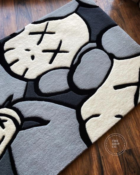 Kaws Size 4 x 2 feet #customisedgifts #customrug #custommade #rug #sneakerhead #sneakers #customrug #carpet #rugs #rugsofinstagram #customartwork #anime #animelover #airjordan #nike #giftideas #giftsforhim #giftsforher #giftideas #adidas #nike #jordan #kaws Nike Rug, Hand Tufted Carpet, Tufted Carpet, Graphic Rug, Kids Dining, Carpet Bedroom, Customised Gifts, Carpet Rugs, Traditional Modern