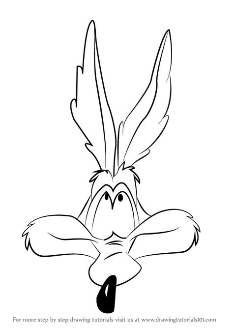 Wile E. Coyote is the main cartoon character from Looney Tunes cartoon. In this tutorial, we will draw Wile E. Coyote. Wile E Coyote Drawing, How To Draw Looney Tunes Characters, Wile E Coyote Tattoo, Will E Coyote, Drawing Videos Easy, Looney Tunes Tattoo, Coyote Cartoon, Coyote Drawing, Head Drawings