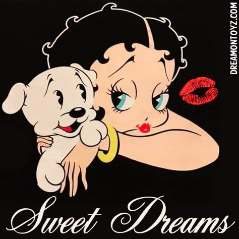 Betty Boop Dog, Cute Betty Boop, Betty Boop Posters, Betty Boop Tattoos, Betty Boop Classic, Betty Boop Quotes, Betty Boop Cartoon, Betty Boop Art, Betty Boop Pictures