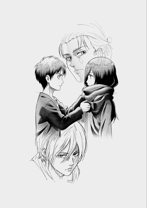 Eren X Mikasa Drawing, Aot Art Sketches, Eren And Mikasa Sketch, Eren And Mikasa Tattoo, Eren And Mikasa Drawing, Mikasa Kill Eren, Attack On Titan Eren X Mikasa, Mikasa And Eren Fanart, Eren And Mikasa Manga