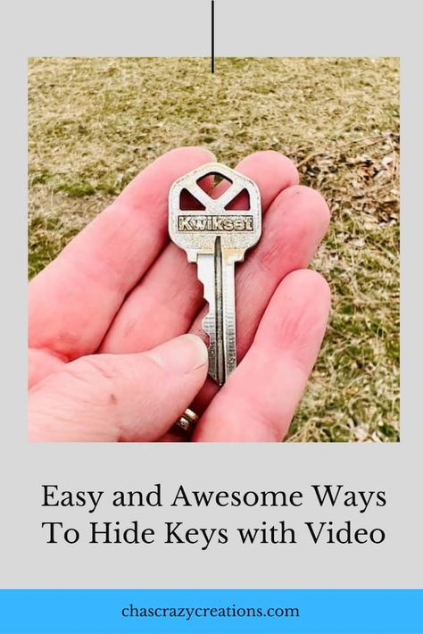 Are you looking for ways to hide keys? Here are several ideas to get you started, and they're all inexpensive and easy to do. Hidden Key Holder Ideas Outside, Hide Key Outside Ideas, Hide A Key Ideas Outdoor, Hide A Key Outside, Hide A Key, Key Diy, Fake Rock, Spray Insulation, Diy Magnets