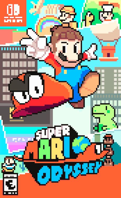 Super Mario Rpg Remake, Super Mario Odyssey Fanart, Mario Odyssey Art, Mario Odyssey Fanart, Pixel Art Mario Bros, Super Mario Fanart, Super Mario Wallpaper, Nintendo Wallpaper, Mario Collection