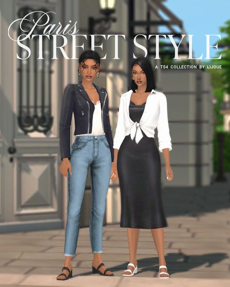 Sims 4 Paris, Sims 4 Mm Cc Clothes, Personality Ideas, Sims Collection, Die Sims 4, Pelo Sims, Sims 4 Mm Cc, Tumblr Sims 4, Casas The Sims 4