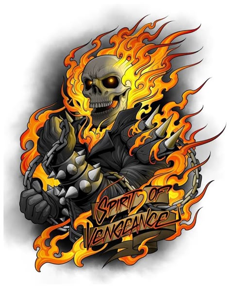 Ghosting Quotes, David Tevenal, Chibi Monster, Ghost Rider Drawing, Tattoo Motorcycle, Ghost Rider Tattoo, Gost Rider, Ghost Raider, Ghostbusters Birthday