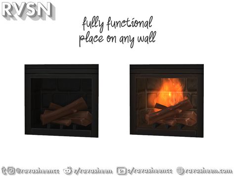 Basic Fireplace, Sims 4 Cottage, Witchy House, Marble Clock, Sims Packs, Sims 4 House Plans, Sims 4 Expansions, Sims 4 Gameplay, Fireplace Insert