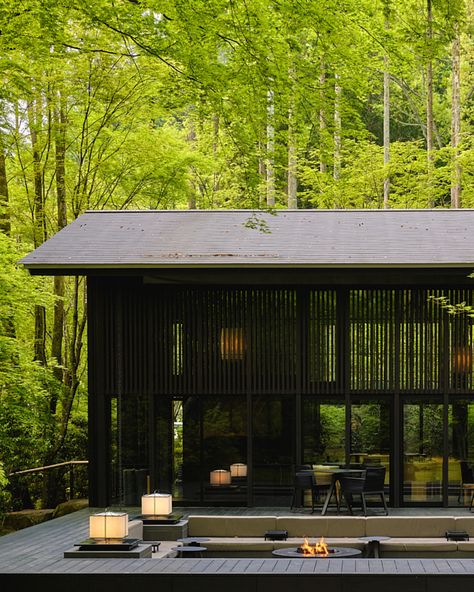 'Limitless and immortal, the waters are the beginning and end of all things on earth.' - Heinrich Zimmer  The quiet moments of nature’s wisdom in Aman Kyoto’s hidden forest. Aman Kyoto, Aman Resort, Kerry Hill Architects, Aman Resorts, Japanese Style Bathroom, Kerry Hill, Shoot Moodboard, Zinc Roof, Japanese Style House