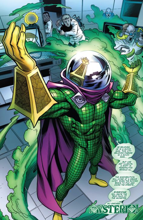 Spider-Man's 11 Greatest Enemies Mysterio Marvel, The Sinister Six, Shopping Queen, Univers Marvel, Comic Villains, Marvel Villains, Marvel Comic Universe, Marvel Comics Art, Jake Gyllenhaal