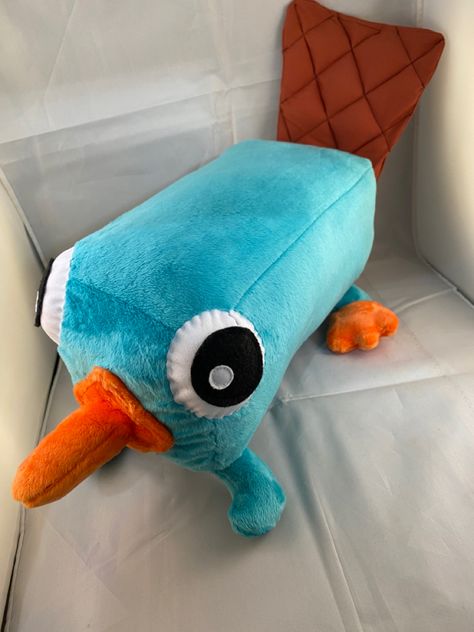 Perry The Platypus Plush, Platypus Plush, Ceramic Projects, Perry The Platypus, Phineas Y Ferb, Sleepover Things, Sleepover Things To Do, Phineas And Ferb, Platypus