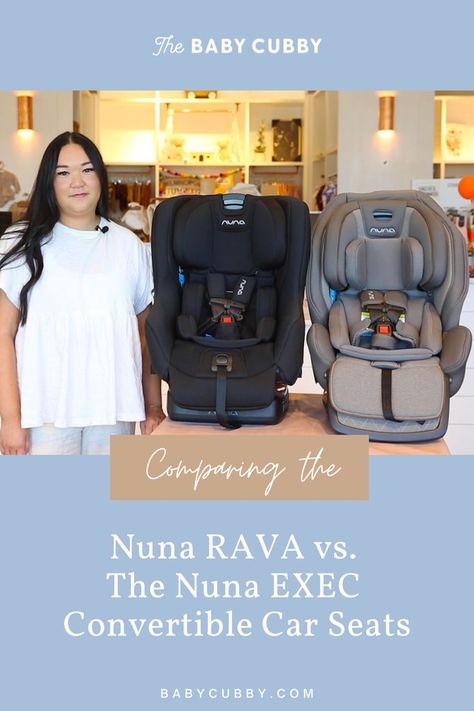 Video: The Nuna RAVA vs The Nuna EXEC Convertible Car Seat Comparison #carseats #convertiblecarseats #carseatfortoddler #nuna Nuna Rava, Best Baby Car Seats, Car Seat And Stroller, Convertible Car, Convertible Car Seat, Maxi Cosi, Herschel Heritage Backpack, Cubbies, Slim Design