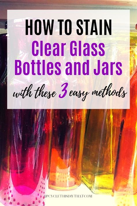 Glass Bottle Diy Projects, Tinting Glass, Painted Glass Bottles, Glass Bottle Diy, Diy Glass Bottle Crafts, Glass Bottles Art, Wine Bottle Diy Crafts, Wine Bottle Art, Painted Wine Bottles