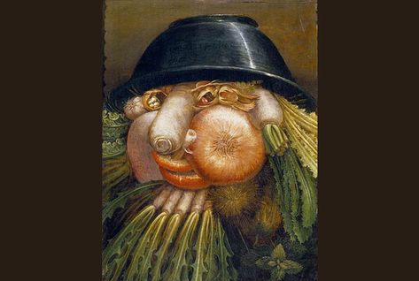 Guiseppe Arcimboldo, Unusual Portraits, Giuseppe Arcimboldo, Classical Art Memes, Strange Facts, Image Nature, Italian Painters, Aspiring Artist, Images Vintage