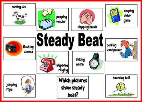 Steady or Uneven Beat Steady Beat Activities, Music Bulletin Boards, Music Printables, Rhythm Activities, Kindergarten Music, Music Teaching Resources, Music Curriculum, Elementary Music Classroom, Primary Music