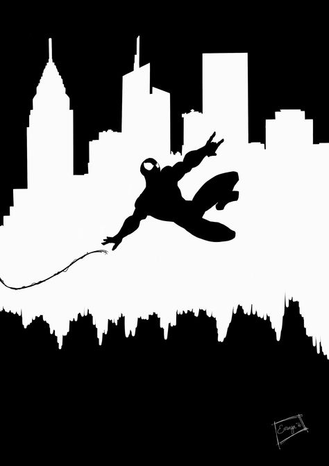 Spider-Man Spiderman Silhouette Art, Marvel Silhouette Art, Spider Man Silhouette, Spider Man Cricut Ideas, Spider Man Stencil, Spiderman Svg Free, Cricut Spiderman, Spiderman Stencil, Marvel Silhouette