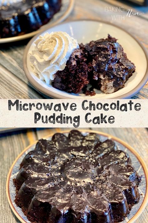 Microwave Chocolate Pudding Cake, Microwave Chocolate Pudding, Cake No Eggs, Microwave Chocolate Cakes, Chocolate Pudding Cake, Best Chocolate Cake, Pudding Cake, Chocolate Pudding, Easy Cake Recipes