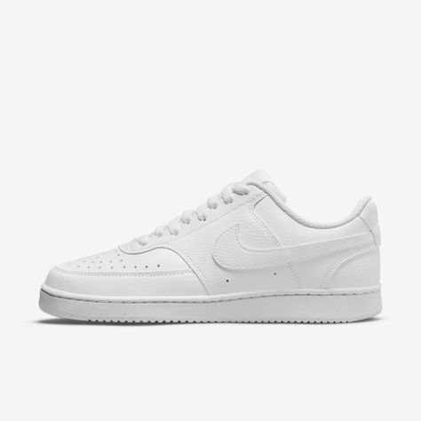 Nike Court Vision Low, Air Max 90 Women, Nike Court Vision, White Nike Shoes, Court Vision, Tenis Nike, Black Shoes Women, Tube Socks, Nike Shoes Women