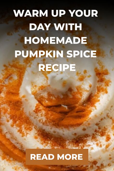 Pumpkin Spice Recipe Nutmeg Sauce, Infused Treats, Pumpkin Spice Recipe, Homemade Pumpkin Spice, Fall Flavors, Creamy Garlic, Spice Recipes, Fall Baking, Autumn Flavors