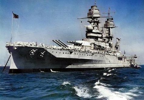 USS Arizona (BB-39) was a Pennsylvania-class battleship of the US Navy built in the mid-1910's (L) June 19, 1915. (google.image) 05.2021 (Color) Us Battleships, Prinz Eugen, Heavy Cruiser, Uss Arizona, Navy Aircraft Carrier, Capital Ship, Naval History, Military Pictures, Navy Aircraft