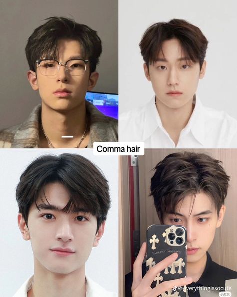 Comma Haircut (Men’s Asian Hairstyle? Comma Haircut, Asian Hair Inspiration, Asian Hairstyle, Mens Haircuts Straight Hair, Anime Haircut, Easy Mens Hairstyles, Asian Man Haircut, Korean Men Hairstyle, Mens Haircuts Short Hair