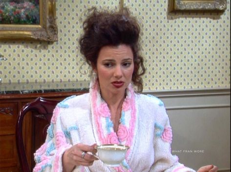 All I want to do is sip tea in a chenille robe 💤😴 #humpday #robelife Fran Fine Fashion, Fran Fine Outfits, Sip Tea, Fran Drescher, Fran Fine, The Nanny, Disney Princess Art, Princess Art, Cool Fits