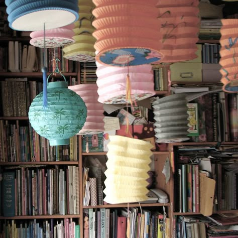 Pink Lanterns, Dream Future, Paper Lantern, Chinese Lanterns, Paper Lanterns, Dream House Decor, My New Room, The Ceiling, Dream Room