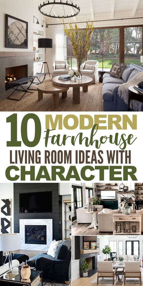 Modem Farmhouse Living Room, Modern Farmhouse Livingroom Furniture, Modern Farmhouse Living Room Inspiration Open Floor, Living Room Furniture Modern Farmhouse, Updated Farmhouse Living Room, Small Rustic Modern House, Farmhouse Modern Living Room Ideas, Living Room Inspiration Cozy Modern Chic, How To Decorate House Farm Style