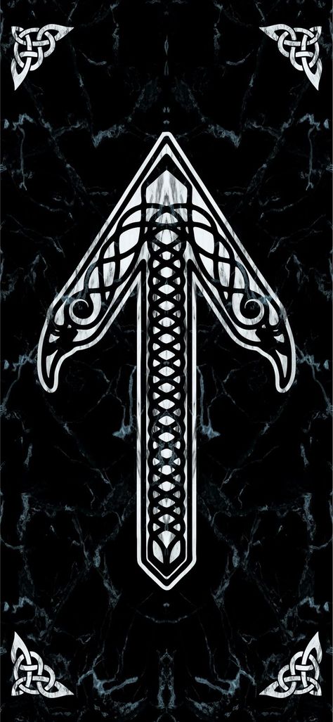 Tyr Tattoo Norse Mythology, Tyr Symbol, Nordic Mythology Wallpaper, Norse Wallpapers, Norse Wallpaper, Nordic Wallpaper, Viking Drawings, Mystic Wallpaper, Viking Wallpaper