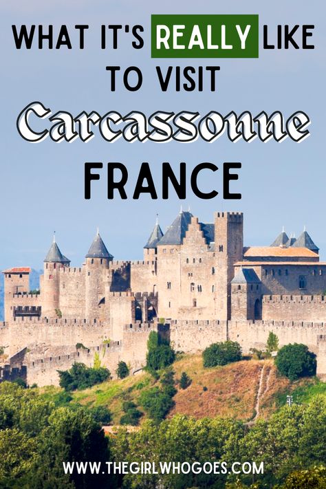 Carcassonne is a board game, but it's also a city and castle in France! Learn whether it's worth it to visit Carcassonne on your trip to southern France. Languedoc France, France Cafe, French Trip, Castles France, Spain Road Trip, Carcassonne France, France Holiday, Castle Parts, France Lyon