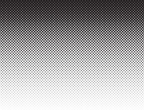 Comics style black white flat gradient p... | Premium Vector #Freepik #vector #pattern #abstract #texture #circle 2d Pattern, Comics Style, Style Collage, Film Texture, Halftone Dots, Dot Texture, White Flat, Neon Wallpaper, Abstract Texture