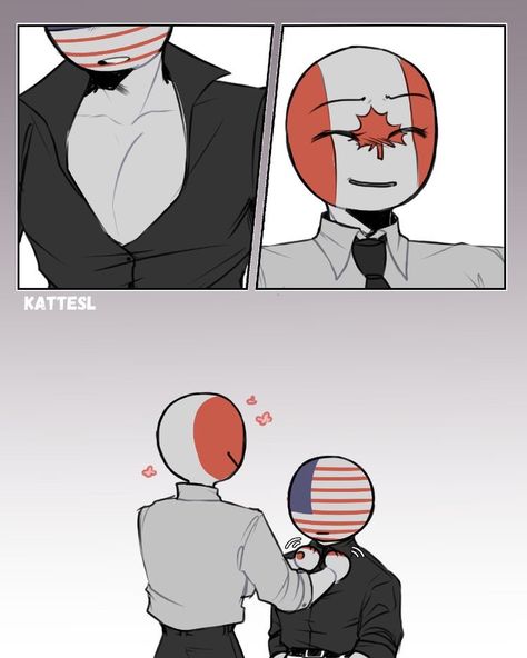 Usa And Canada Countryhumans, Country Humans Usa, America X Russia Countryhumans, Usa X Russia Countryhumans, Usa X Russia, Countryhumans Ships, A Silent Voice Anime, Cartoon Characters As Humans, Human Flag