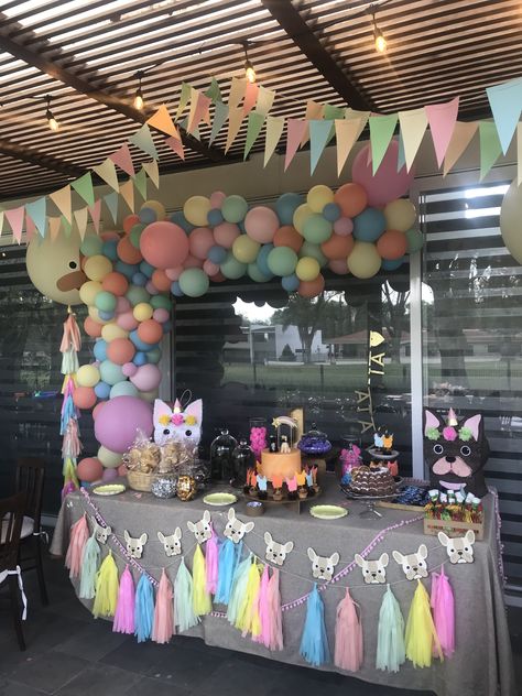 Frenchie party Frenchie Birthday Party, Frenchie Birthday, French Bulldog Birthday, Bulldog Birthday, 8th Birthday, For Your Party, Bday Party, Birthday Theme, Birthday Ideas