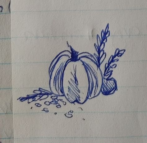 Big pumpkin, fall doodles, ball point pen sketch, classroom doodles, J.A. Ball Point Pen Art Doodles, Fall Sketches Drawing Easy, Pumpkin Drawing Reference, Sketch Classroom, Fall Whiteboard Art, October Doodles, Doodle Fall, Easy Pen Drawing, Ball Point Pen Drawing