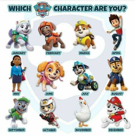 Paw Patrol Names, Ryder Paw Patrol, Psi Patrol, Which Character Are You, Circus Characters, Paw Patrol Characters, Paw Patrol Pups, Sound Off, Paw Patrol Nickelodeon