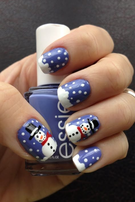 Snowman Nail, Snowman Nail Art, Snowman Nails, Christmas Gel Nails, Christmas Nail Art Designs, Holiday Nail Art, Christmas Nails Acrylic, Winter Nail Art, Winter Nail Designs