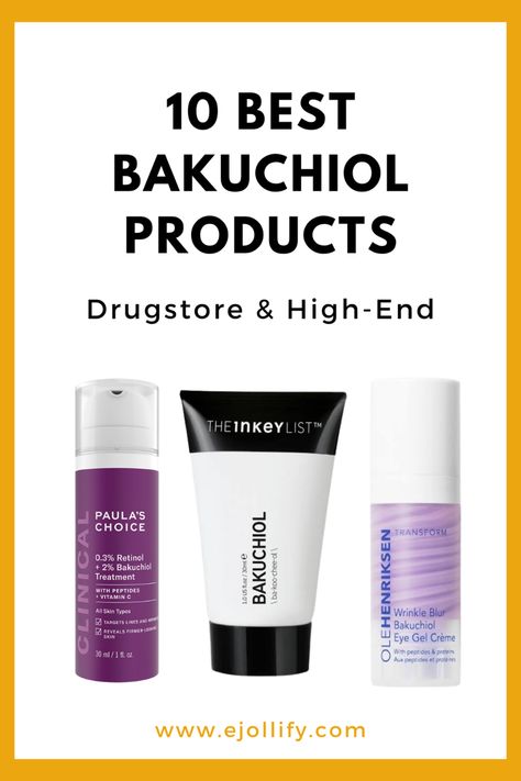 10 Best Bakuchiol Products • 2021 Bakuchiol Benefits, Best Night Serum, Redness On Face, Bakuchiol Serum, Retinol Skincare, Retinol Alternative, Face Cream Best, Eye Creams, Best Serum