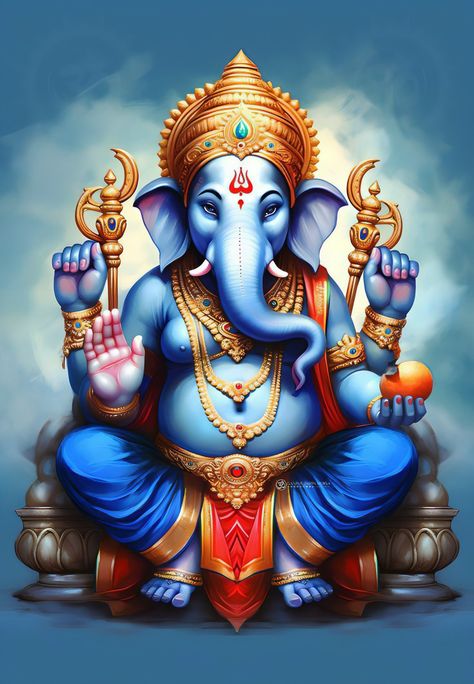 Little Kanha Ji Images, Ganesha Art Illustration, Ganesha Artwork, Ganesh Tattoo, Ganesh Ji Images, Ganpati Bappa Wallpapers, Ganpati Bappa Morya, Ganesh Lord, Ganesh Art Paintings