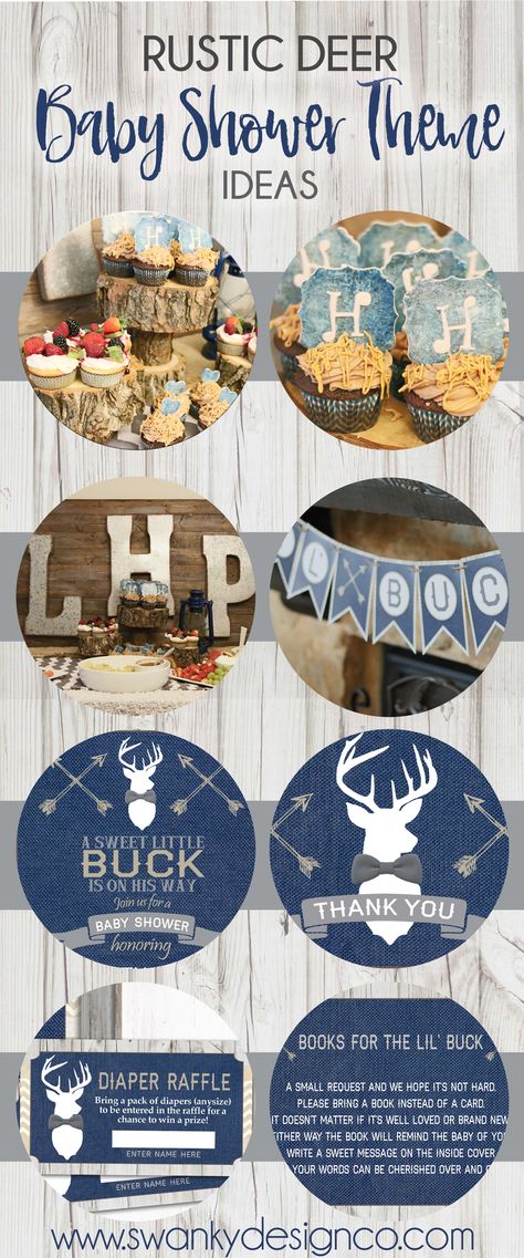 Rustic Deer Baby Shower Theme Ideas, Little Buck Baby Shower Theme, Navy and Gray Deer Baby Shower, Bowtie Deer Baby Shower, Deer Baby Shower Invitations Deer Baby Shower Theme, Carta Formal, Boy Shower Themes, Deer Baby Shower Invitations, Deer Theme, Deer Baby Showers, Boy Shower Invitations, Deer Baby, Trendy Baby Shower Ideas