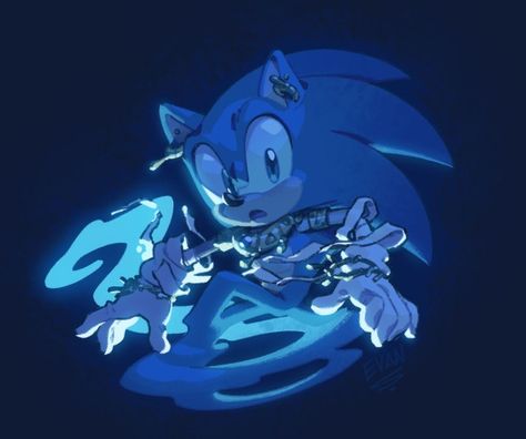 Evan Stanley, Sonic Au, Hedgehog Movie, Sonic Fan Characters, Sonic 3, Blue Hedgehog, Sonic Franchise, Sonic Adventure, Hedgehog Art