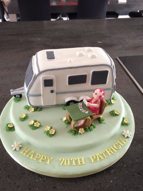 caravan cakes images | Caravan | caravan cakes | Pinterest Camp Cake, Camper Van Cake, Caravan Cake, Camper Cakes, Digger Cake, Everyday Cakes, Camping Cakes, Novelty Cake, 40th Cake