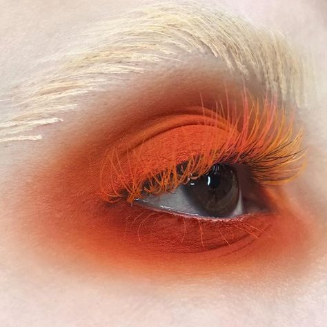 Kelseyanna Fitzpatrick, Hair Piercing, Revolution Eyeshadow, Orange Makeup, White Makeup, Palette Makeup, Popsugar Beauty, Orange Aesthetic, Kesha