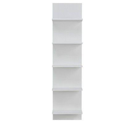 Column Shelves, Modern Column, Shop Shelving, Tiered Shelf, Laminated Mdf, Shelf Wood, Salon Suites, Wall Shelf Decor, White Shelves